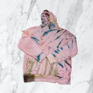 Prps Mens Size M Tie Dye High Quality Hoodie Pink